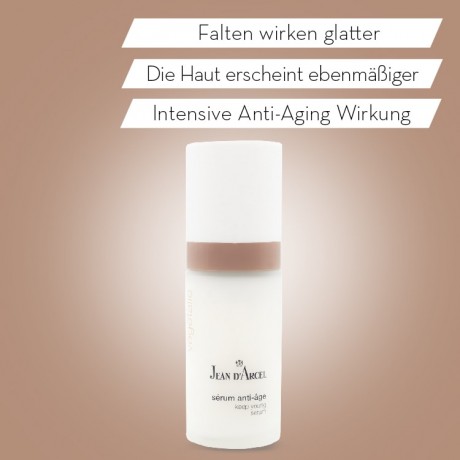 JEAN D'ARCEL serum anti-age VEGETALIE Hochkonzentriertes Pflegeserum 100% Vegan glattet Faltchen сыворотка антивозрастная VEGETALIE высококонцентрированная сыворотка для ухода 100% веганская разглаживает морщины