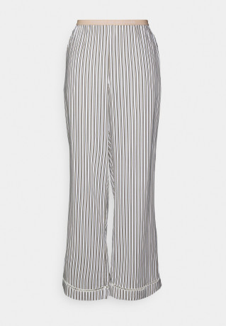 Tommy Hilfiger WOVEN PANTS Pyjama bottoms stripe beige ТКАНЫЕ БРЮКИ Пижамные штаны полоски бежевый
