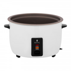 Royal Catering Royal Catering Reiskocher Gastro Reiskocher Elektrisch Dampfkocher Reiskochtopf Gemusegarer 13 L, 1950 W  Рисоварка Royal Catering Гастроварка для рисования Электрическая пароварка Кастрюля для приготовления риса Овощеварка 13 л, 1950 Вт