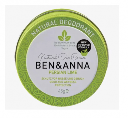 Ben & Anna Натуральный крем дезодорант Персидский лайм, 45 г