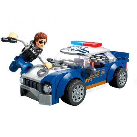 Mattel Mega Construx Polizeifahrzeug (113 Teile) Полицейская машина Mega Construx (113 деталей)