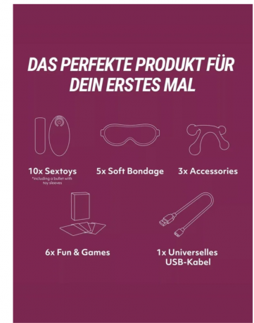 LoveBoxxx First Sparks Adventskalender 2025 Эротический адвент календарь LOVEBOXXX 2025 "Твой первый раз", 24 предмета