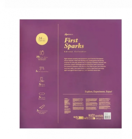 LoveBoxxx First Sparks Adventskalender 2025 Эротический адвент календарь LOVEBOXXX 2025 "Твой первый раз", 24 предмета