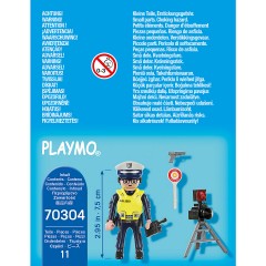 PLAYMOBIL PLAYMOBIL 70304 Polizist mit Radarfalle PLAYMOBIL 70304 Полицейский с ловушкой скорости
