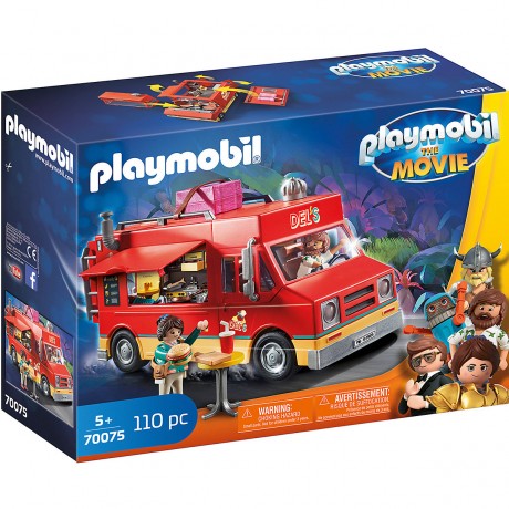 PLAYMOBIL PLAYMOBIL 70075 THE MOVIE Dels Food Truck PLAYMOBIL 70075 ФИЛЬМ Грузовик с едой Del's