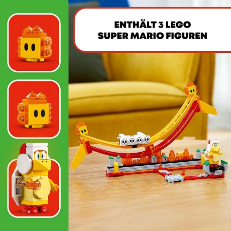 LEGO LEGO Super Mario 71416 Lavawelle-Fahrgeschaft  Erweiterungsset LEGO Super Mario 71416 Дополнительный набор «Поездка на лавовой волне»