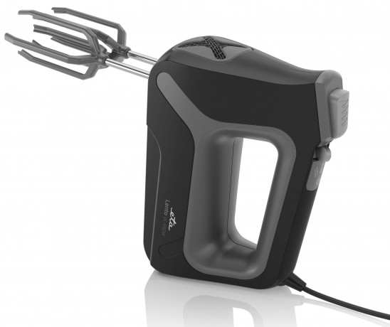 eta eta Handmixer LENTO Black ETA305190000, 550 W, mit 2 Ruhrhaken, 2 Knethaken, 1 Schneebesen und 1 Messerschleifer ручной миксер eta LENTO Black ETA305190000, 550 Вт, с 2 крючками для теста, 2 крючками для теста, 1 венчиком и 1 ножом-измельчителем
