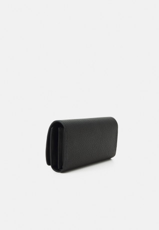Tommy Hilfiger EMBLEM FLAP WALLET Wallet black КОШЕЛЕК С КЛАПАНОМ С ЭМБЛЕМОЙ Бумажник черный