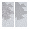 relaxdays 45 x Puzzlematte Sterne weiss-grau 45 x коврик-пазл звезды бело-серый