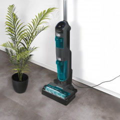 SCHNEIDER SCHNEIDER Nass-Trocken-Akkusauger Dual Expert, 150 W, Beutellos, HEPA 10 Filter, 78 dB, 680 ml Wassertank, 5200 mAh Akku schwarz Беспроводной пылесос SCHNEIDER для влажной и сухой уборки Dual Expert, 150 Вт, без мешка, фильтр HEPA 10, 78 дБ, рез