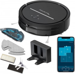 Rowenta Rowenta Akku-Bodenstaubsauger X-PLORER Serie 120 AI, 1450,00 W, beutellos, Saugroboter mit Wischfunktion LaserPlus Navigation Ersatz Kit Filter  Беспроводной пылесос Rowenta с контейнером.