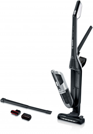 BOSCH BOSCH Akku-Hand-und Stielstaubsauger Flexxo Serie 4 BBH3P2801, 28 V, Power Duse mit LED, beutellos, integriertes Zubehor, Schwarz  Беспроводной ручной пылесос BOSCH Flexxo Series 4 BBH3P2801, 28 В, мощная насадка со светодиодом, без мешка, встроенны