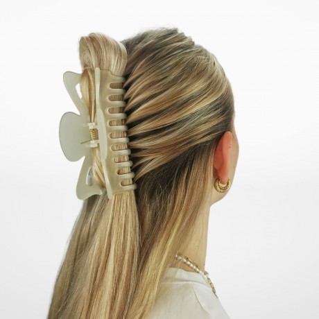 SOHO Jelly Haarklammer Light Yellow Желейная заколка для волос