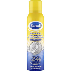 SCHOLL Fresh Step Antitranspirant Fuss Deo, 150 ml, Шолль Антиперспирант для ног, защита от пота и запаха, 150 мл