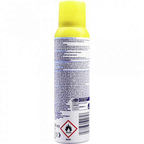 SCHOLL Fresh Step Antitranspirant Fuss Deo, 150 ml, Шолль Антиперспирант для ног, защита от пота и запаха, 150 мл