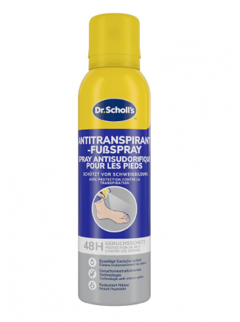 SCHOLL Fresh Step Antitranspirant Fuss Deo, 150 ml, Шолль Антиперспирант для ног, защита от пота и запаха, 150 мл