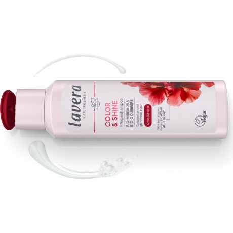 LAVERA PFLEGESHAMPOO COLOR & SHINE Bio-Hibiskus & Bio-Gojibeere, 250 ml, Лавера Шампунь для окрашенных волос и сохранения блеска цвета, био-гибискус и био-годжи, 250 мл
