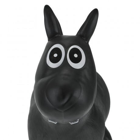 relaxdays Hupftier Hund schwarz Копытная собака черная