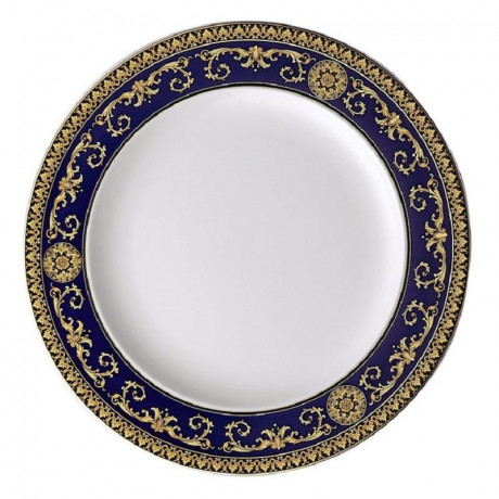 Rosenthal meets Versace Rosenthal Versace Medusa blue Speiseteller 27 cm Rosenthal Versace Medusa синяя тарелка 27 см