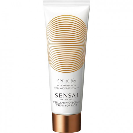 SENSAI (Сенсей) Silky Bronze Cellular Protective Cream For Face Anti-Ageing Sun Care Крем для лица For Face, SPF 30 / 50 мл