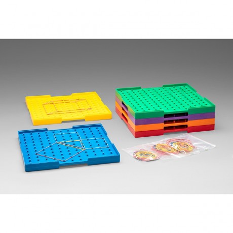 Wissner aktiv lernen Geometriebretter gross doppelseitig in 6 Farben (6 Stuck) Доски для геометрии большие двухсторонние 6 цветов (6 шт.)