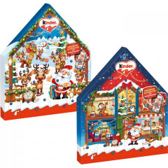 kinder Maxi Mix Adventskalender, 24 Tuerchen, 351 g, большой адвент-календарь kinder Maxi Mix, 24 окошка, 351 г