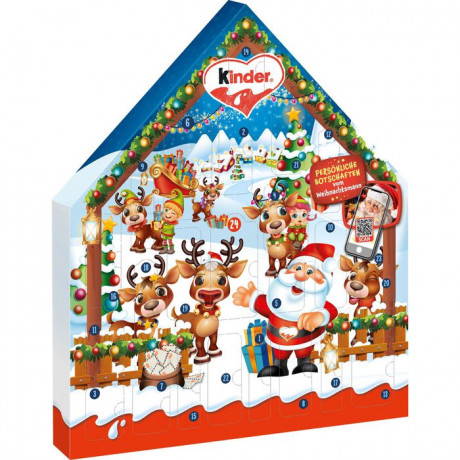 kinder Maxi Mix Adventskalender, 24 Tuerchen, 351 g, большой адвент-календарь kinder Maxi Mix, 24 окошка, 351 г