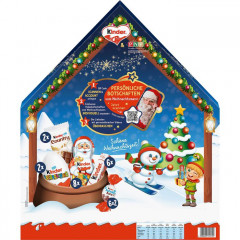 kinder Maxi Mix Adventskalender, 24 Tuerchen, 351 g, большой адвент-календарь kinder Maxi Mix, 24 окошка, 351 г