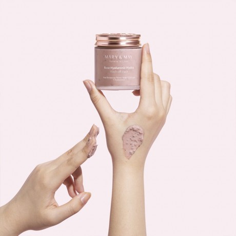 Mary  May Rose Hyaluronic Hydra Wash Off Pack  Маска для умывания Rose Hyaluronic Hydra