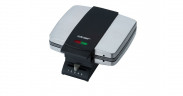 Cloer Cloer Brusseler Waffeleisen 1445 silber/schwarz, 930 Watt silber/schwarz Вафельница Cloer Brusseler 1445 серебристый/черный, 930 Вт