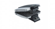 Cloer Cloer Brusseler Waffeleisen 1445 silber/schwarz, 930 Watt silber/schwarz Вафельница Cloer Brusseler 1445 серебристый/черный, 930 Вт