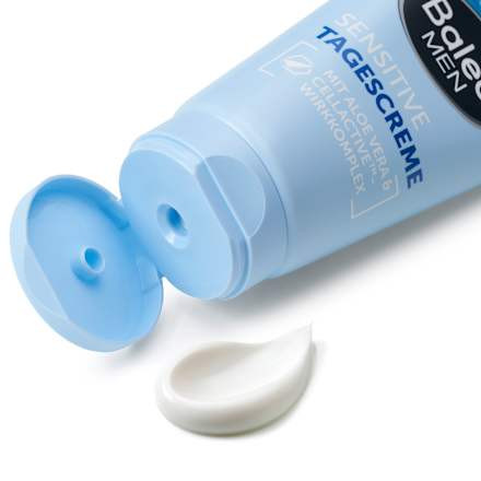 Balea MEN Gesichtscreme Sensitive, 75 ml, Дневной крем Sensitive для увлажнения чувствительной кожи лица, 75 мл