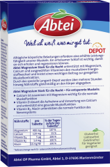 Abtei Magnesium 400 Stark fuer die Nacht Tabletten 30 Tabletten (52 g), Abtei Таблетки магния 400 мг с кальцием и витаминами для поддержки мышц, вечерний приём, 30 таблеток (52 г)