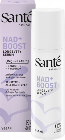 SANTE NAD + Boost Longevity Serum, 30 ml, Санте Сыворотка для лица NAD+ Boost Longevity с антивозрастной направленностью, 30 мл