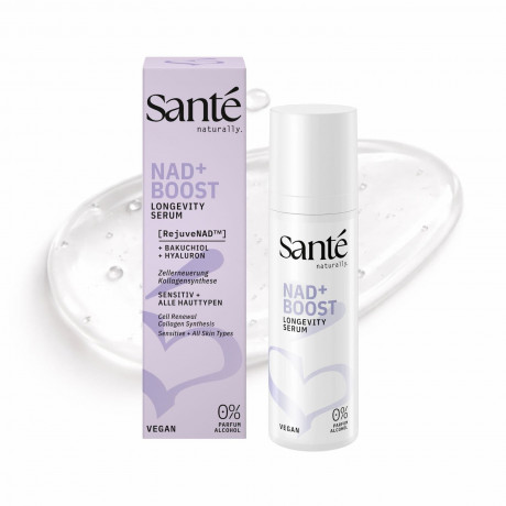 SANTE NAD + Boost Longevity Serum, 30 ml, Санте Сыворотка для лица NAD+ Boost Longevity с антивозрастной направленностью, 30 мл