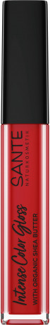 SANTE Intense Color Gloss 06 Darring Red, 5.3 g, Санте Блеск для губ Intense Color Gloss, оттенок 06 Darring Red, красный, 5,3 г