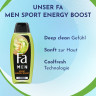 Fa Men Energy Boost 3in1 Duschgel 400 ml, Мужской гель для душа FA Energy Boost 3 в 1 с ароматом гуараны, 400 мл