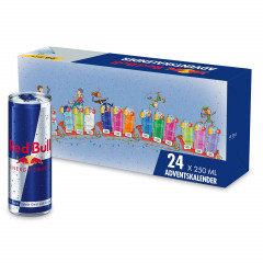 Red Bull Adventskalender 2026, Адвент-календарь Red Bull 2026, 24 банки энергетических напитков, 6 л