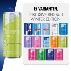 Red Bull Adventskalender 2026, Адвент-календарь Red Bull 2026, 24 банки энергетических напитков, 6 л