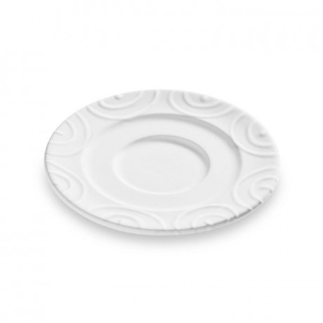 Gmundner Keramik Gmundner Keramik Weissgeflammt Kaffeeuntertasse Gourmet d: 16 cm Gmundner Ceramics Weissgeflammt Кофейное блюдце Gourmet d: 16 см