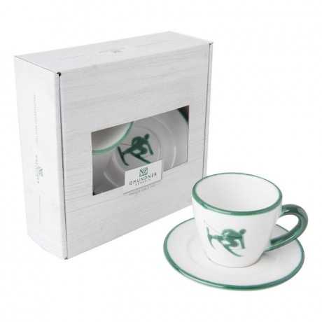 Gmundner Keramik Gmundner Keramik Toni Grun Espresso for you Set 2-tlg. Набор Gmundner ceramics Toni green espresso for you 2 шт.