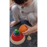 PLANTOYS Lernspiel Kegelpuzzle Unit Link Legespiele Образовательная игра кегельбан головоломка соединяет соответствующие игры