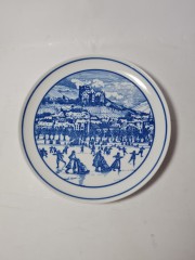 Hutschenreuther 1814 Набор из 3-х тарелок в зимней тематике, 3 х 20см, Германия, 1970-80гг.