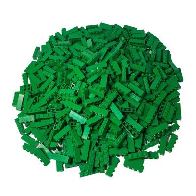 LEGO LEGO 1x4 Steine Grun - Green bricks 3010 - 500x LEGO 1x4 Bricks Green - Зеленые кубики 3010 - 500x