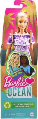 Mattel Barbie Loves Puppe im lila Blumenkleid Кукла Barbie Loves в фиолетовом цветочном платье