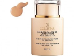 Collistar Even Finish Foundation, Коллистар База под макияж + тональное средство c SPF15, Nr. 4 Cookie, 35 мл
