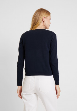 Tommy Hilfiger HERITAGE BUTTON UP CARDIGAN Cardigan midnight КАРДИГАН НА ПУГОВИЦАХ HERITAGE Кардиган полночь