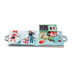 Lilliputiens Stoffbuch\/Aktivitatenbuch Guten Tag kleiner Fuchs Книга с материалами/книга с заданиями Привет