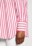 Tommy Hilfiger STRIPED ICON OVERSIZED SHIRT Button-down blouse pink/white РУБАШКА OVERSIZE STRIPED ICON Блузка на пуговицах розовый/белый