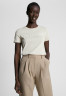Tommy Hilfiger LOGO EMBROIDERY  Print T-shirt classic beige LOGO EMBROIDERY Футболка с принтом классический бежевый